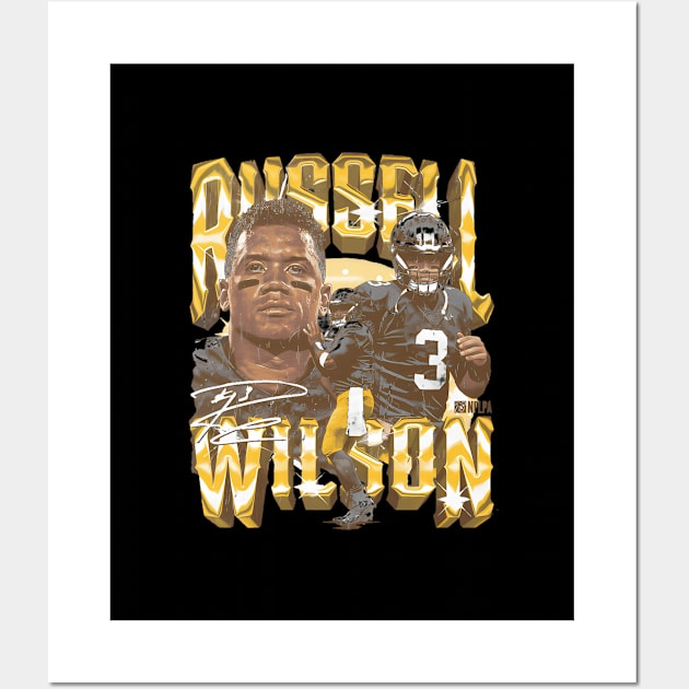 Russell Wilson Pittsburgh Wall Art by binchudala